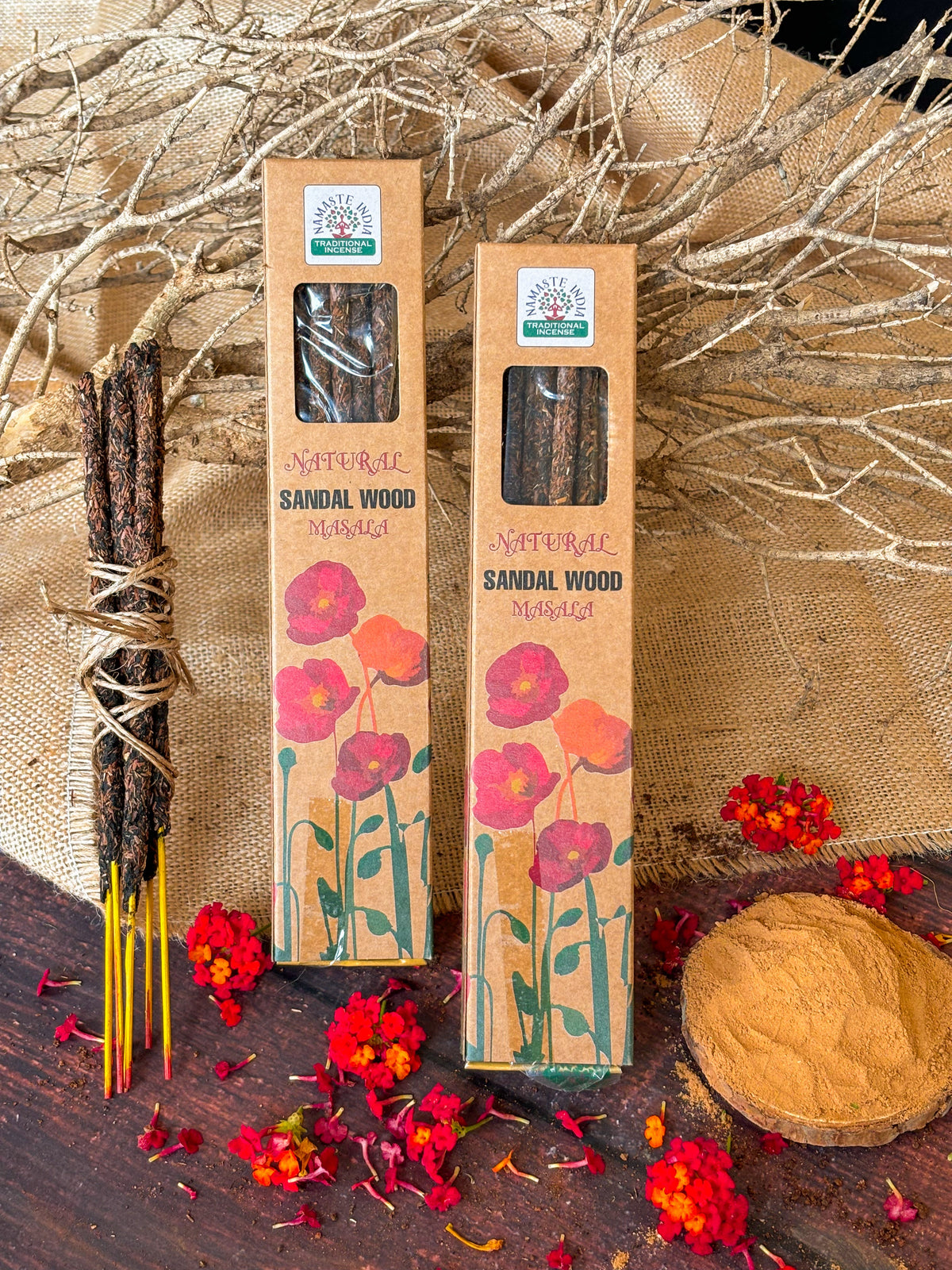 Sandalwood incense sticks by Namaste India