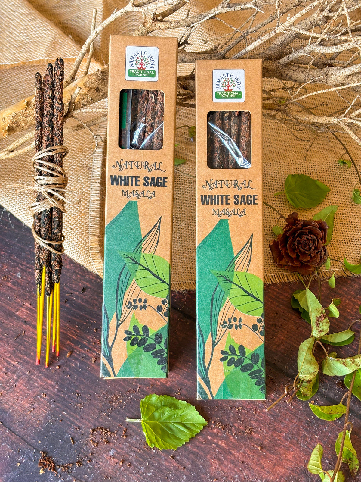 White Sage incense sticks by Namaste India
