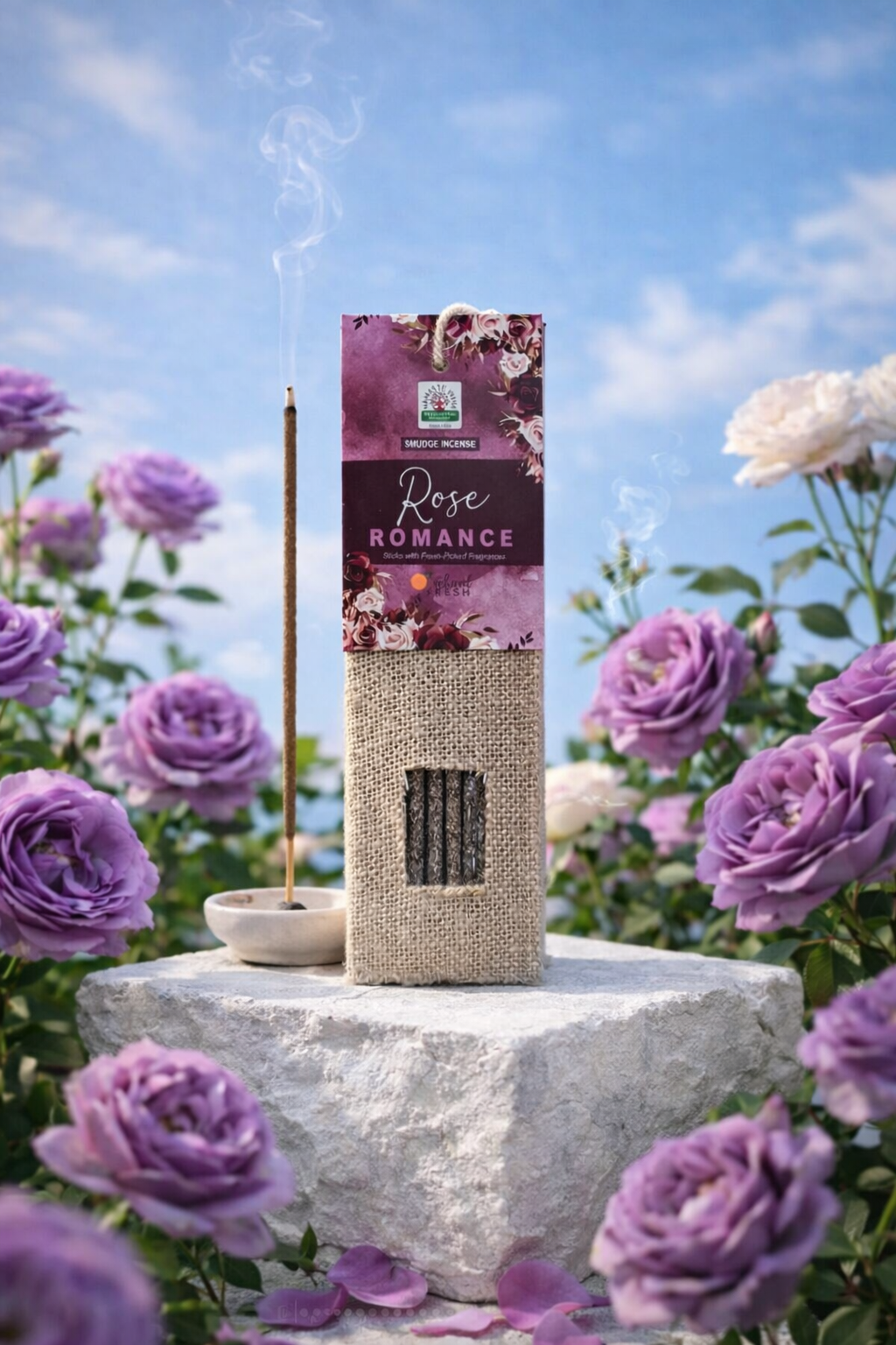 Rose Romance Smudge Incense- Pack of 2